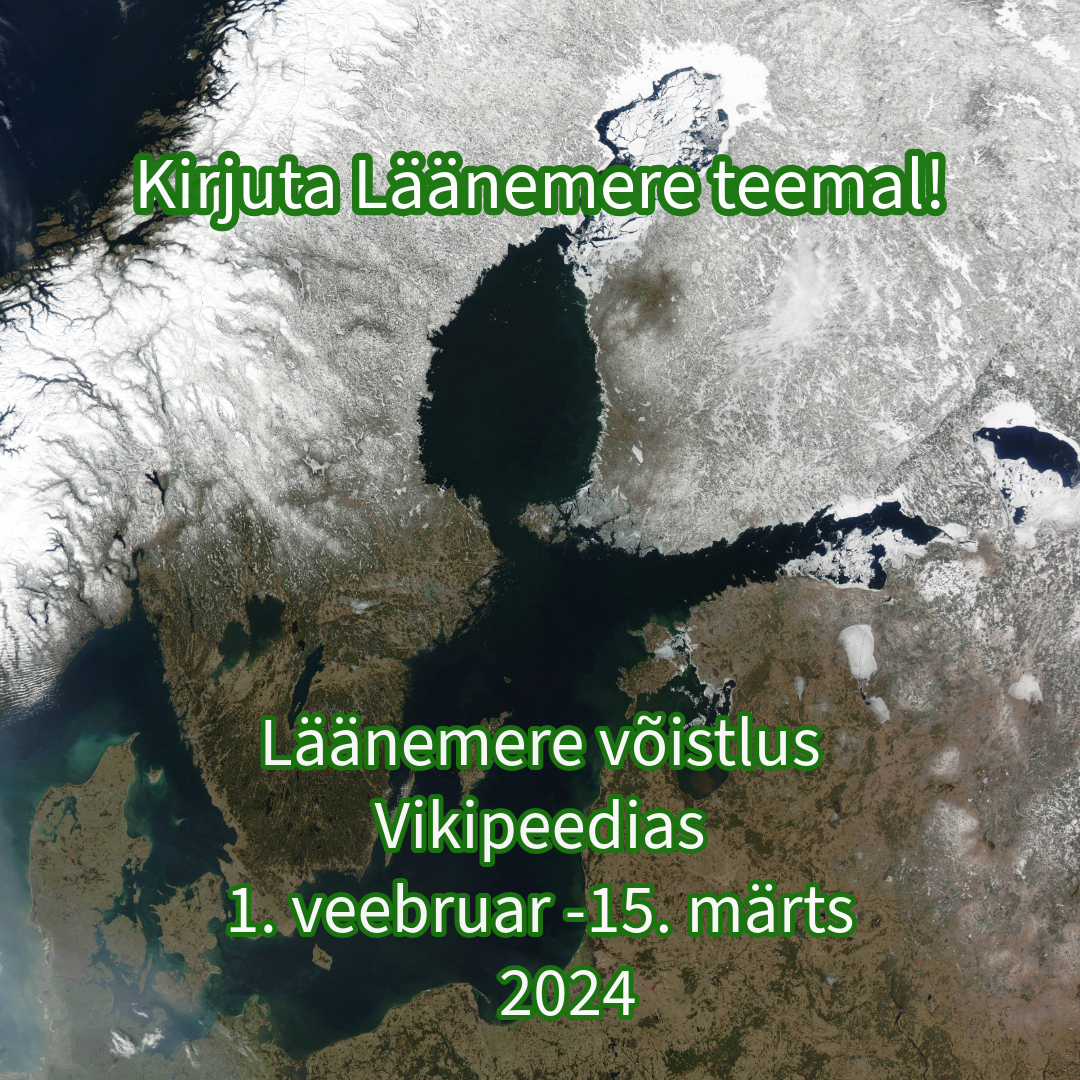 Selgunud on Vikipeedia Läänemere teemalise artiklivõistluse parimad. Võistlus toimus 1. veebruarist kuni 15. märtsini, mil kirjutati ning toimetati kokku 106 Lä